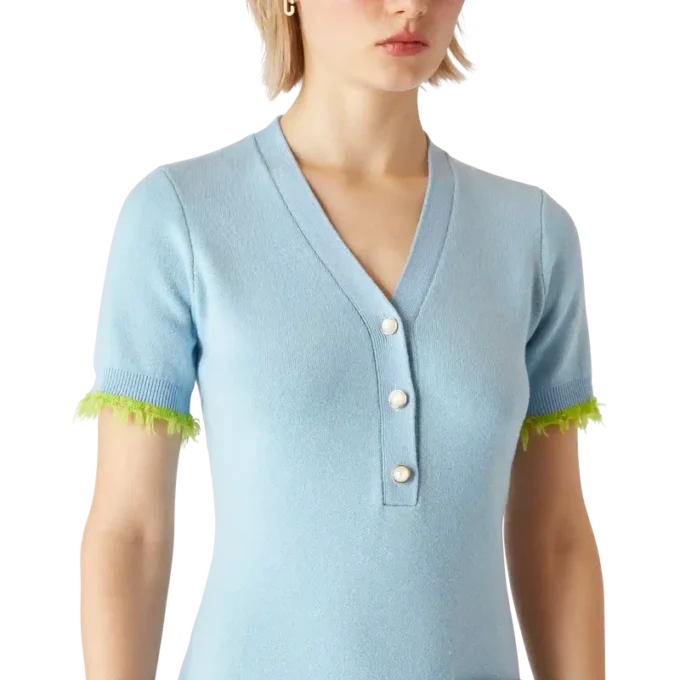 Doppelseitiges Merino-Minikleid