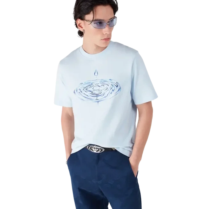 Drip Logo Kurzarm-T-Shirt mit Shorts