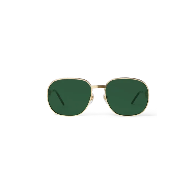 Eckige Sonnenbrille aus Metall