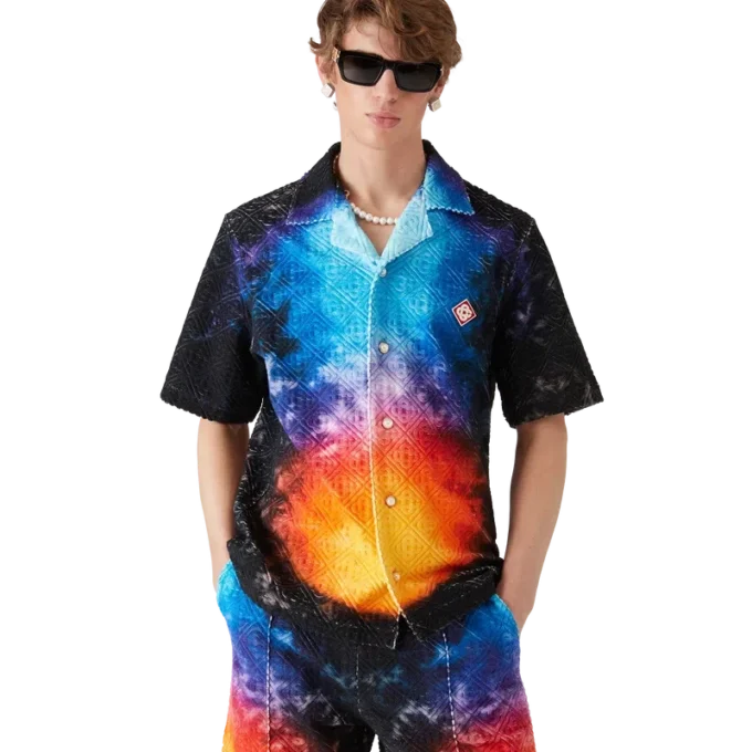 Farbverlauf-Frottee-Hemd Farbverlauf-Frottee-Hemd