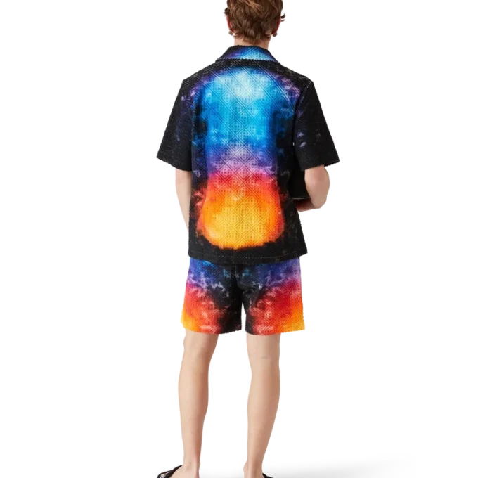 Farbverlauf-Frottee-Hemd Farbverlauf-Frottee-Hemd