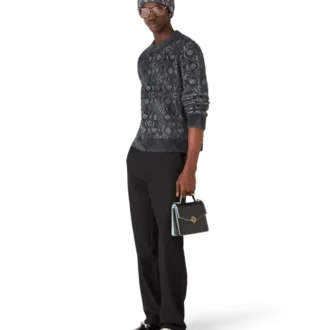 Fluffy Monogram Pullover