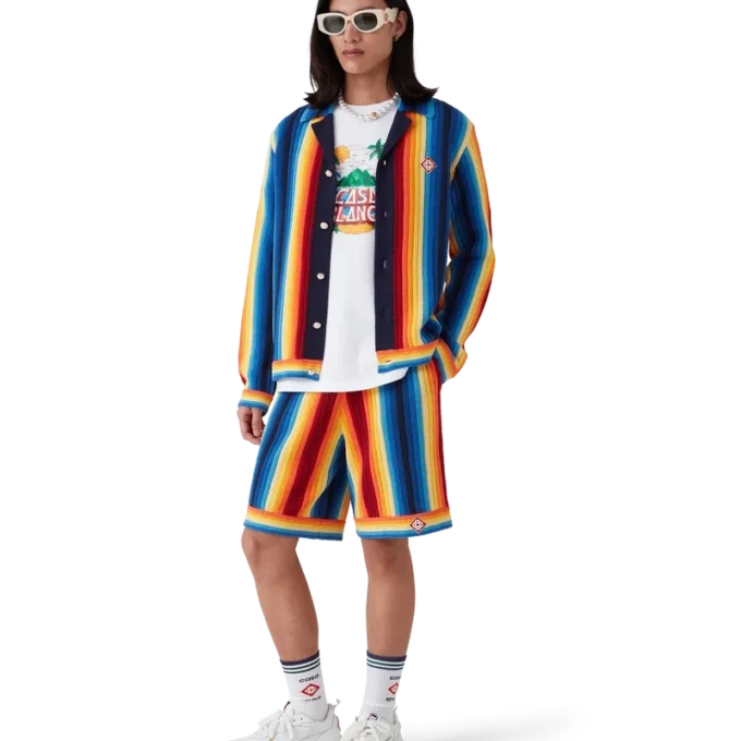 Frottee-Jacke mit Farbverlauf