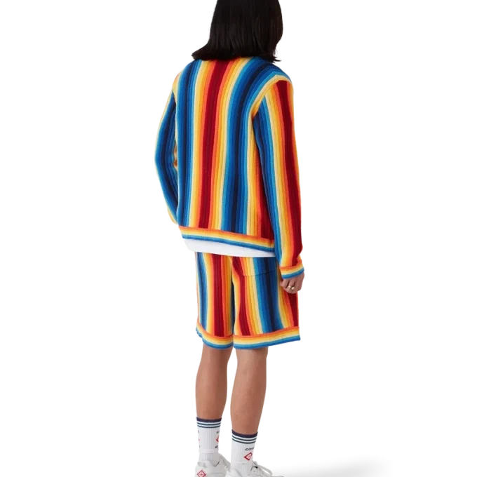 Frottee-Jacke mit Farbverlauf