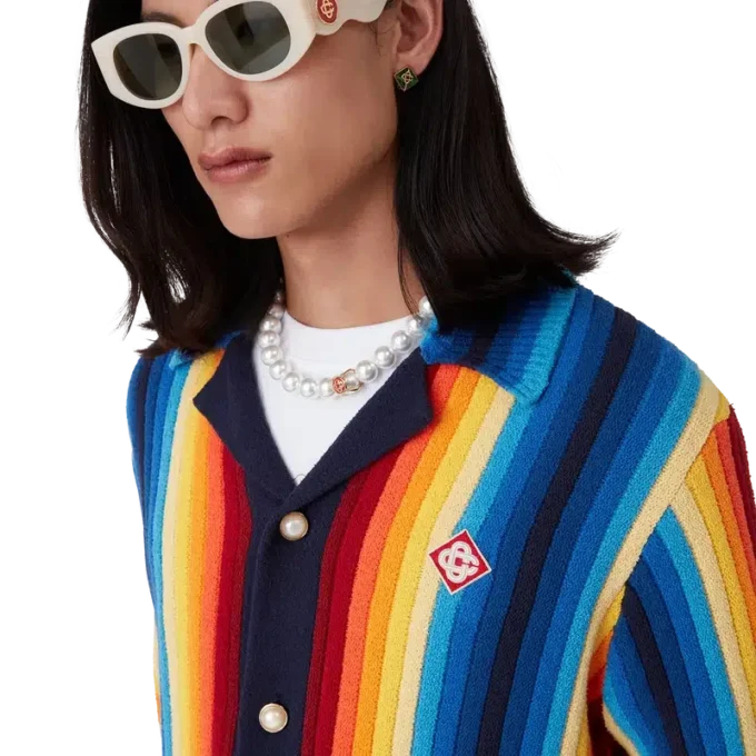 Frottee-Jacke mit Farbverlauf