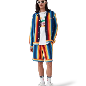 Frottee-Shorts mit Farbverlauf