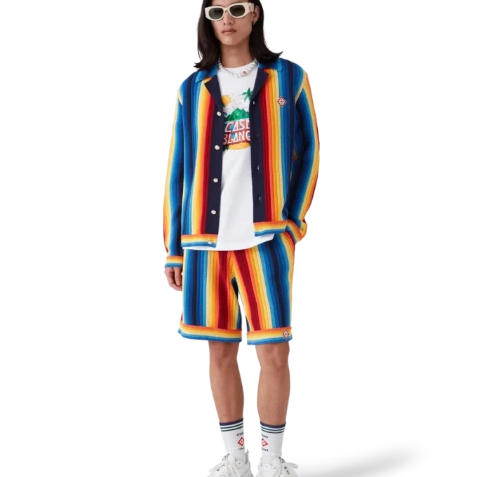 Frottee-Shorts mit Farbverlauf Frottee-Shorts mit Farbverlauf