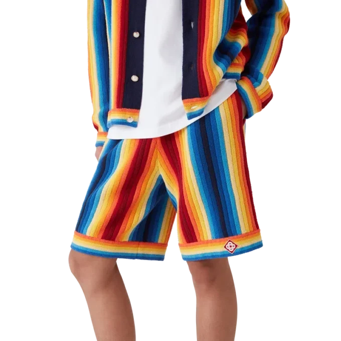 Frottee-Shorts mit Farbverlauf Frottee-Shorts mit Farbverlauf