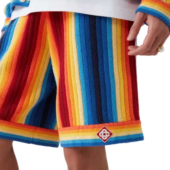 Frottee-Shorts mit Farbverlauf Frottee-Shorts mit Farbverlauf