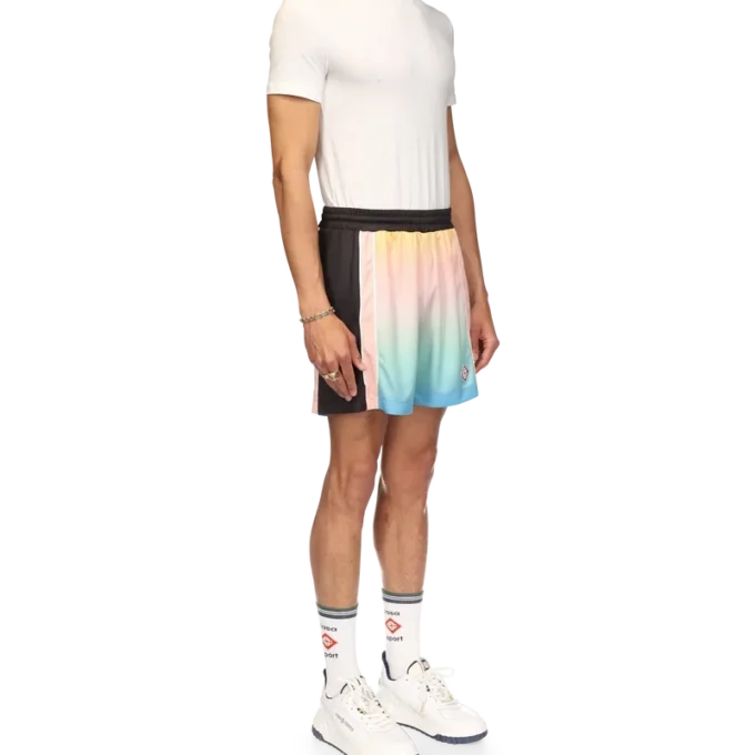 Fußball-Shorts mit Pastell-Farbverlauf