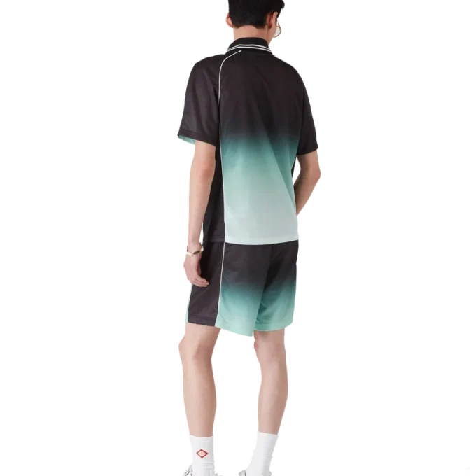 Fußball-Shorts aus Jacquard mit Farbverlaufs-Monogramm