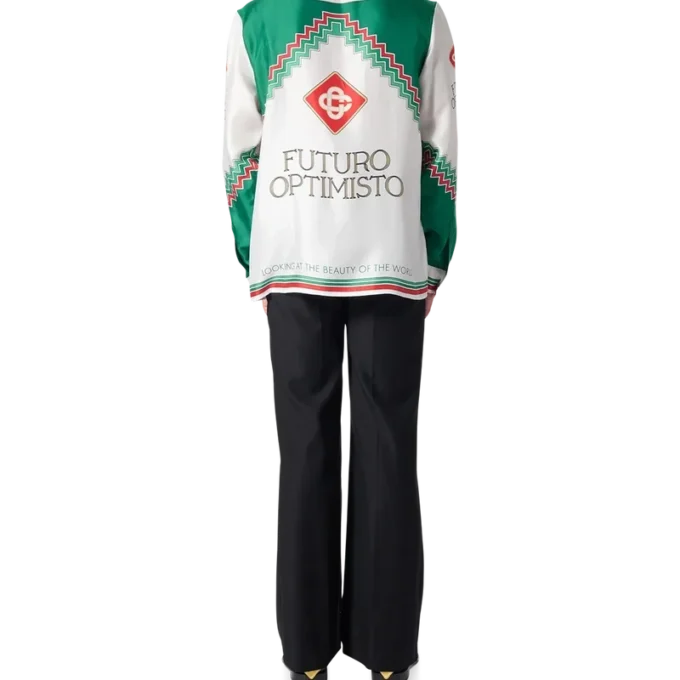 Futuro Optimisto Seidenhemd