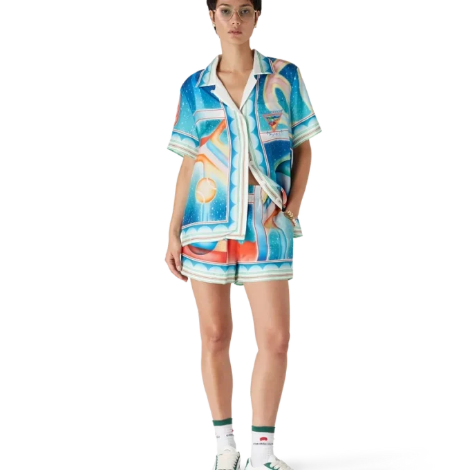 Galaxy Court Seidenshorts