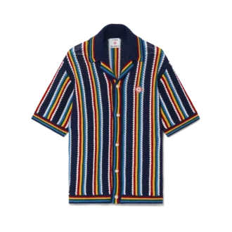 Gehäkeltes Streifenhemd