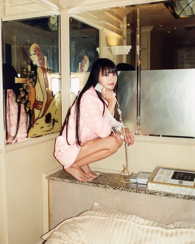 Gesteppter Minirock aus Nylon Gesteppter Minirock aus Nylon