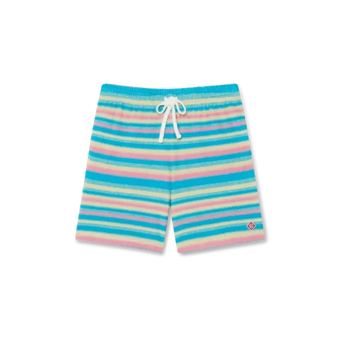 Gestreifte Frottee-Shorts