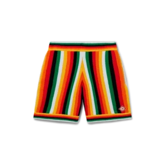 Gestreifte Frottee-Shorts