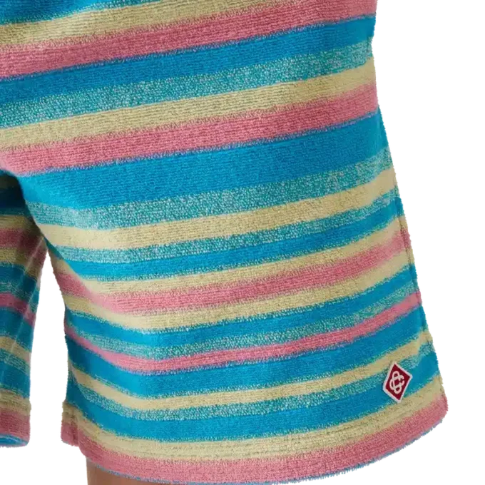 Gestreifte Frottee-Shorts