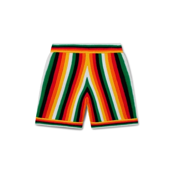 Gestreifte Frottee-Shorts