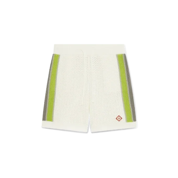 Gestreifte Häkel-Shorts