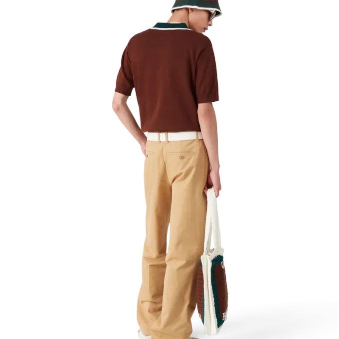 Gestreifte Häkelmütze Gestreifte Häkelmütze