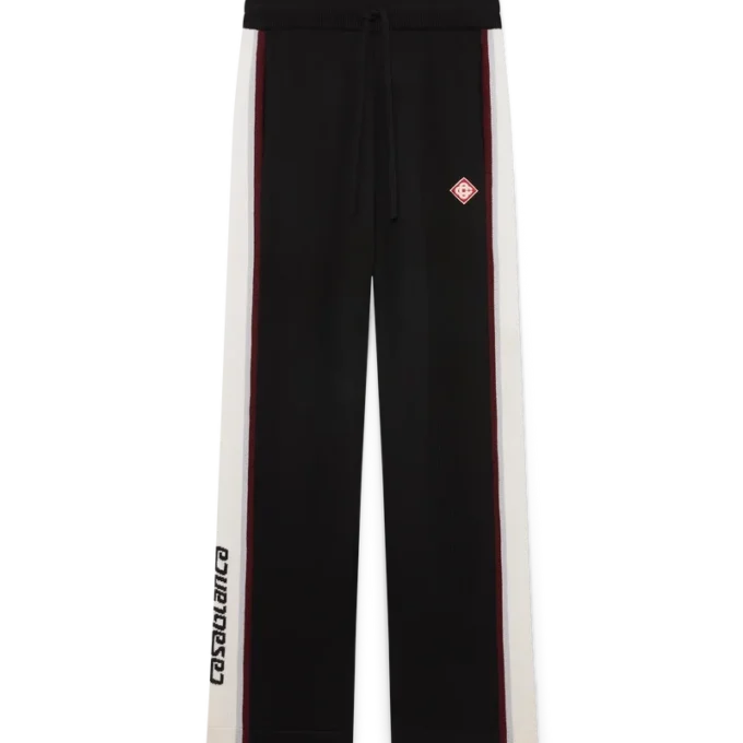 Gestreifte Merino-Strickhose Gestreifte Merino-Strickhose