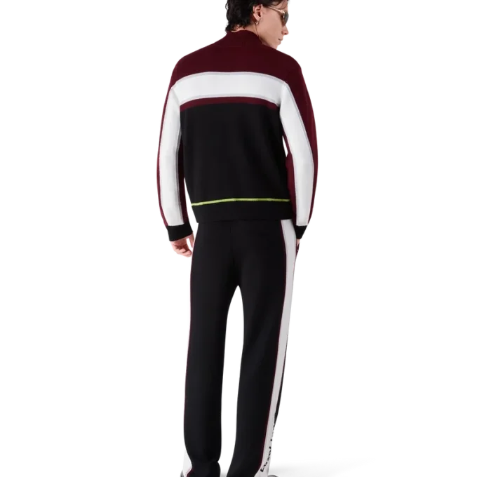 Gestreifte Merino-Strickhose Gestreifte Merino-Strickhose