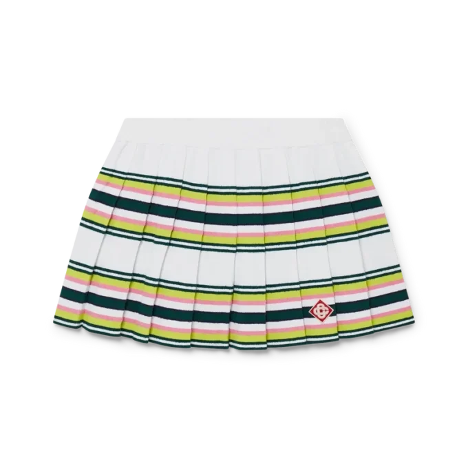 Gestreifter Faltenrock