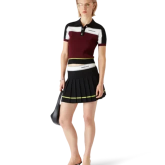 Gestreifter Faltenrock Gestreifter Faltenrock