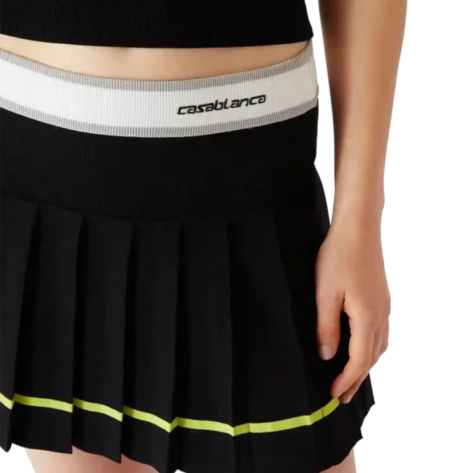 Gestreifter Faltenrock Gestreifter Faltenrock