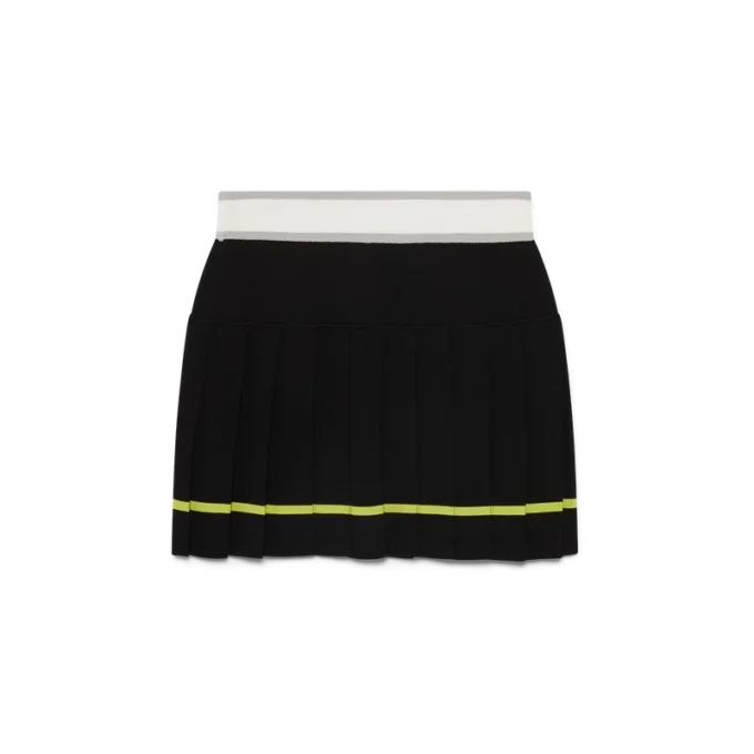 Gestreifter Faltenrock Gestreifter Faltenrock