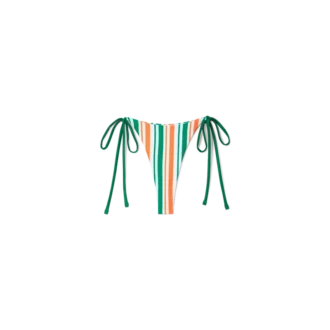 Gestreifter String-Bikini-Slip