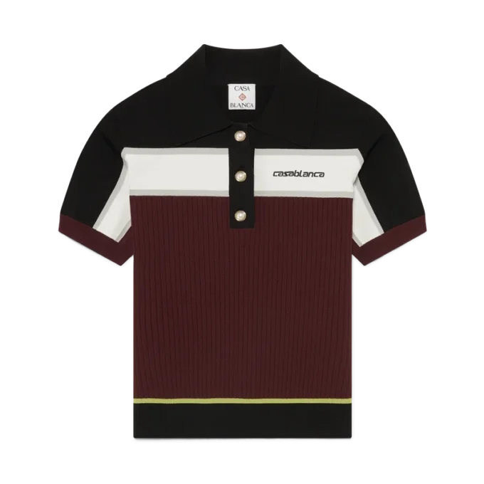 Gestreiftes Kurzarm-Poloshirt