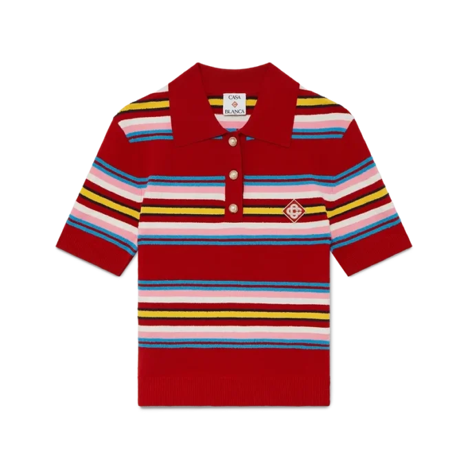 Gestreiftes Poloshirt