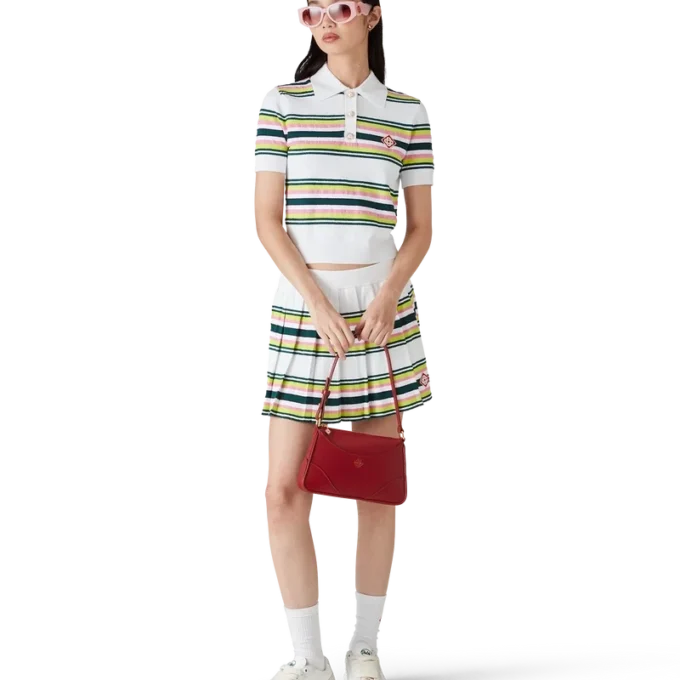 Gestreiftes Poloshirt