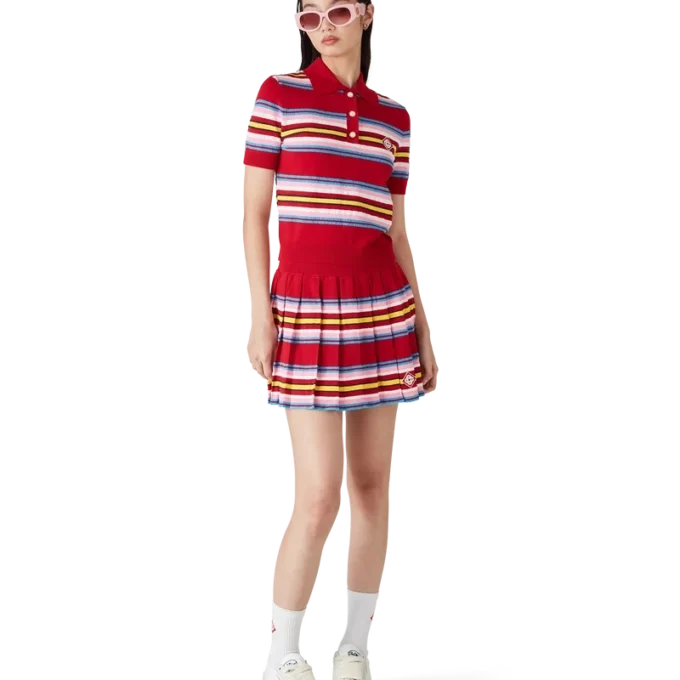 Gestreiftes Poloshirt