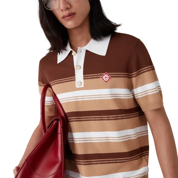 Gestreiftes Poloshirt