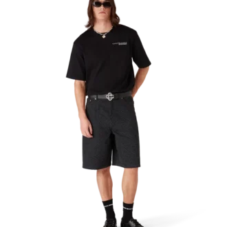 Glitch Orchid Oversized-T-Shirt mit kurzen Ärmeln