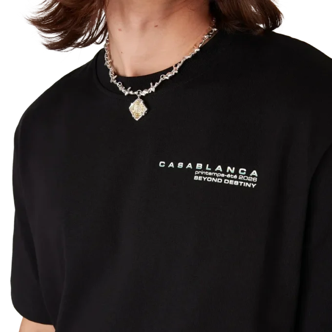 Glitch Orchid Oversized-T-Shirt mit kurzen Ärmeln