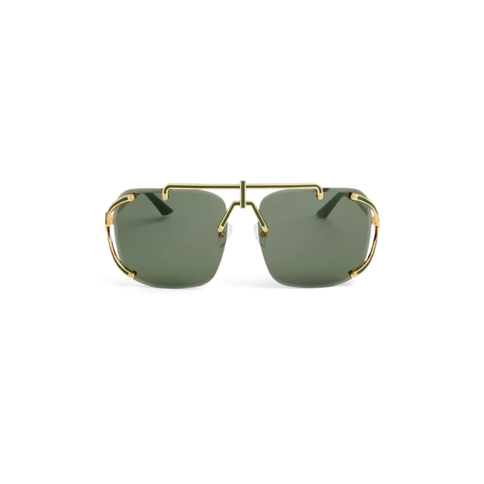 Gold & Green – die Pilot-Sonnenbrille
