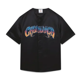 Gothic-Baseballhemd mit kurzen Ärmeln