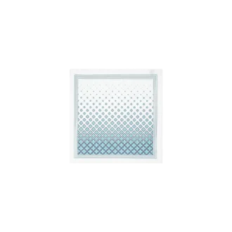 Gradient Monogram Seidenschal in mittlerer Größe