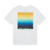 Gradient Square Kurzarm-Shorts-T-Shirt