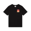 Gradient Square Kurzarm-Shorts-T-Shirt