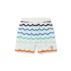 Gradient Wave Crochet Shorts