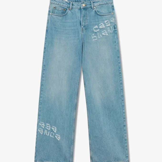 Graffiti-Jeans im Used-Look Graffiti-Jeans im Used-Look