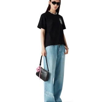 Graffiti-Jeans im Used-Look