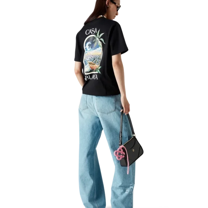 Graffiti-Jeans im Used-Look Graffiti-Jeans im Used-Look