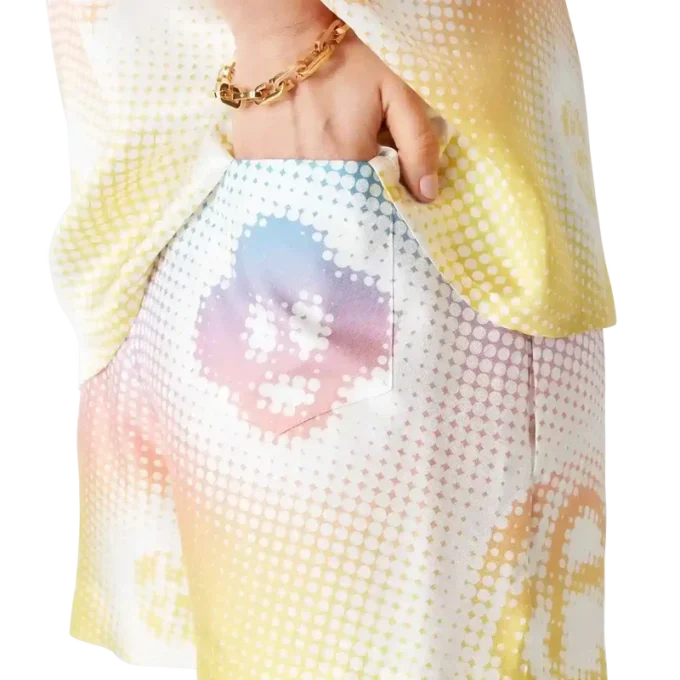 Halftone Logo Seidenshorts