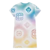 Halftone Logo T-Shirt-Kleid
